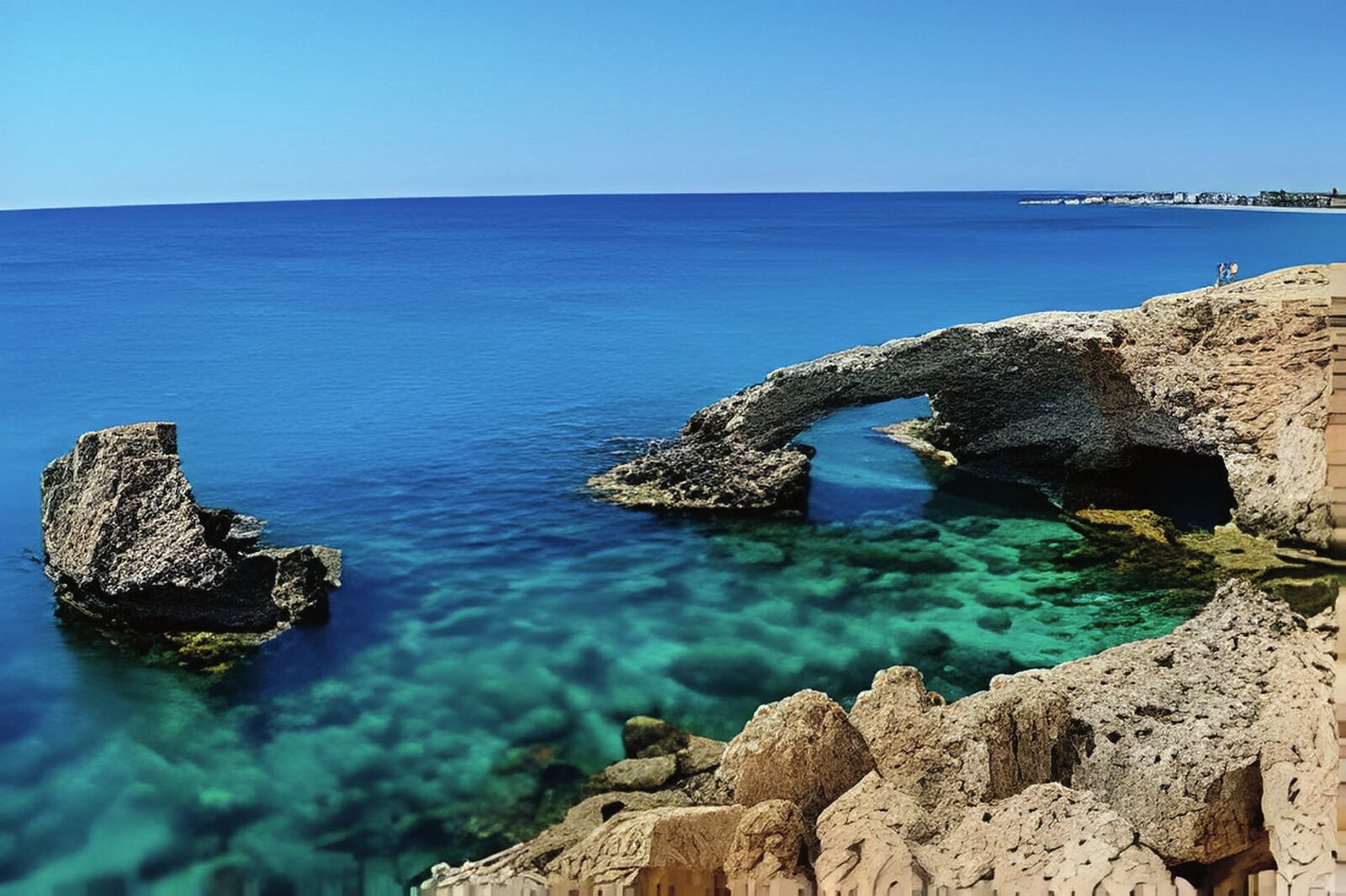 Sea caves near Coral Bay, Peyia