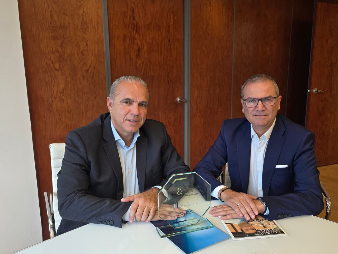 House of Investment with the Investment Excellence Awards 2026 trophy